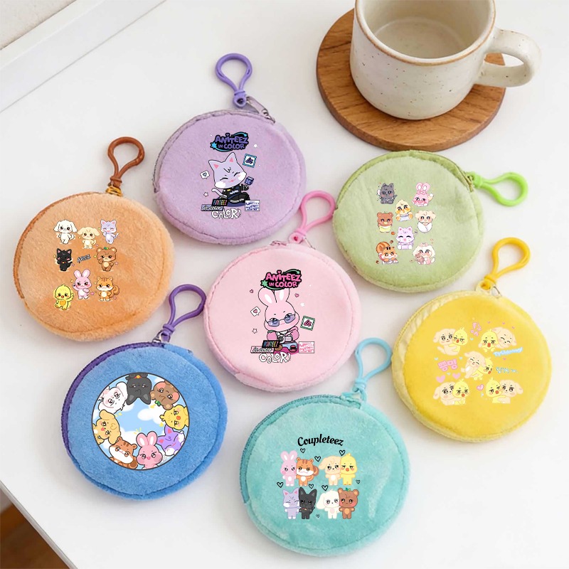 Coin Purse Women - Kpop ATEEZ Dompet Koin Idola Gantungan