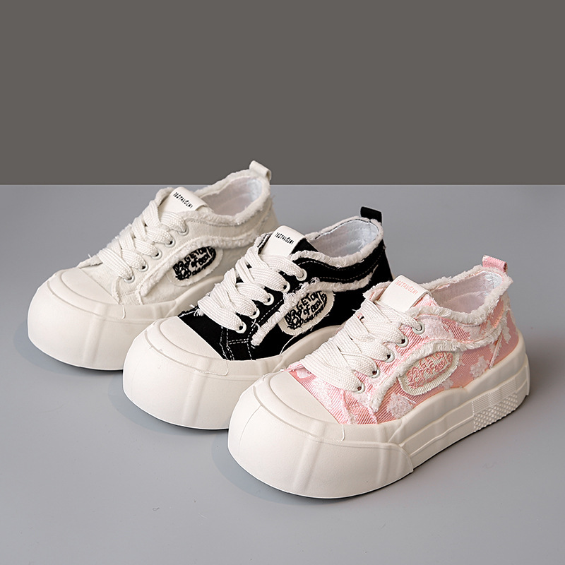 Women'S Fashion Tennis Shoes - Sneakers Platform wanita sepatu tenis putih