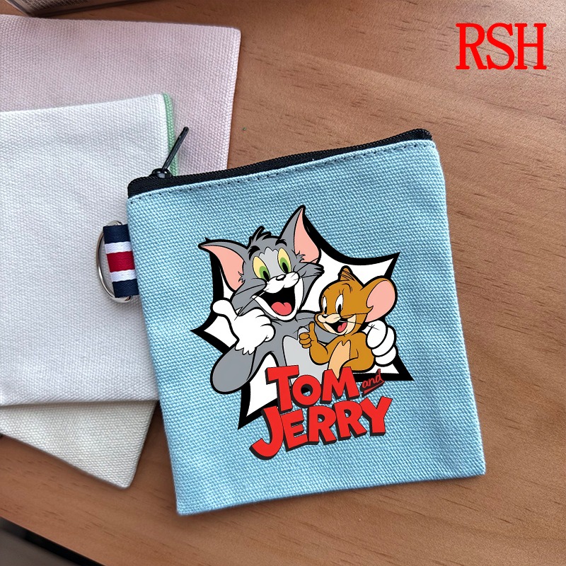 Coin Purse Women - Dompet Koin Tom dan Jerry Pola