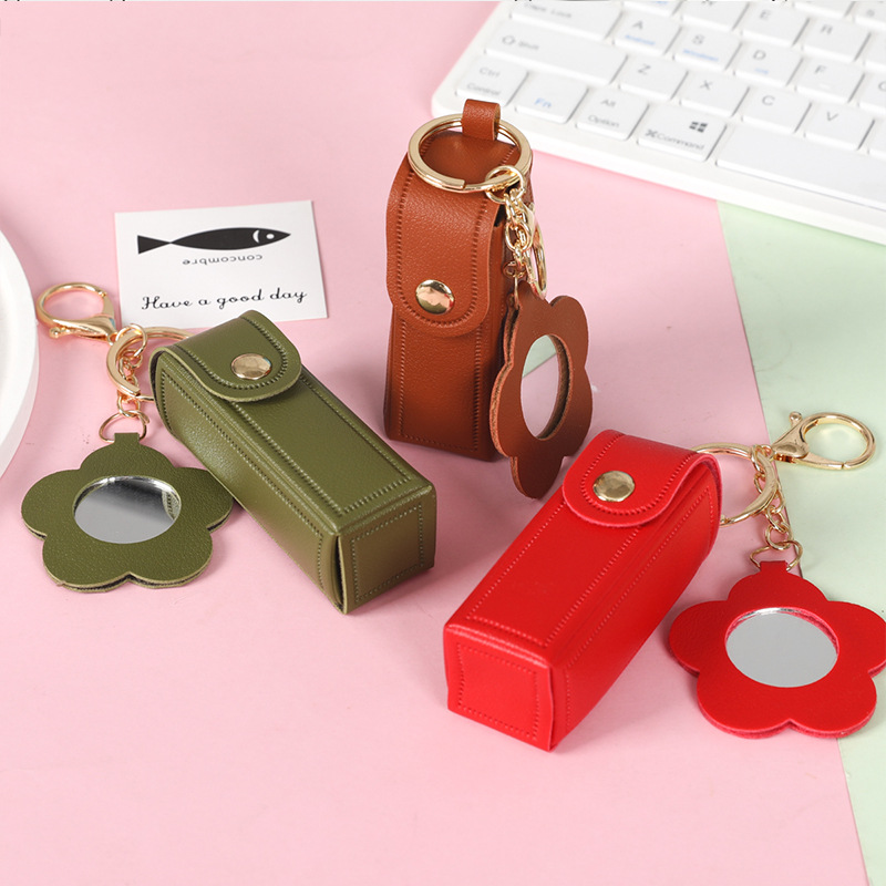 Women'S Ysl Fashion - Dompet Koin Gantungan Kunci PU Kreatif