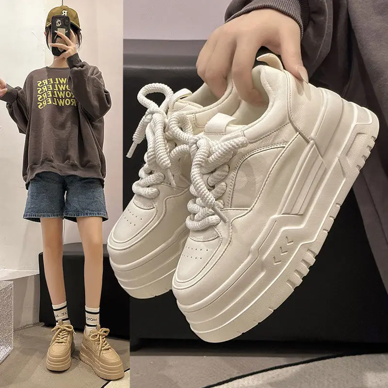 Women'S Fashion Tennis Shoes - Sneaker wanita putih kecil, sepatu wanita
