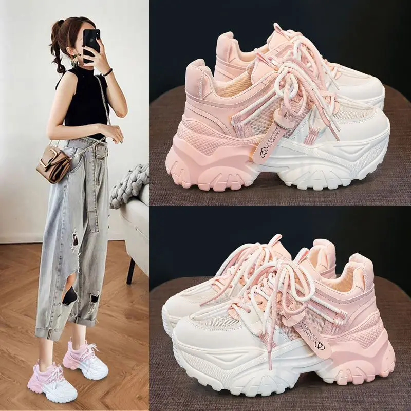 Women'S Fashion Tennis Shoes - Sepatu Wanita Sepatu Kasual Sepatu Musim