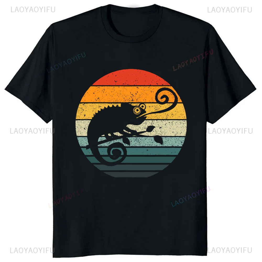 Women'S Fashion Graphic Tees - Kaus bunglon bergambar kartun Shadow Lucu