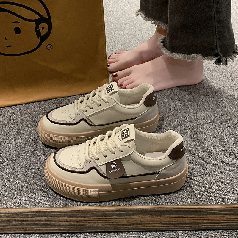 Women'S Fashion Tennis Shoes - Sepatu lari datar wanita, sneaker olahraga