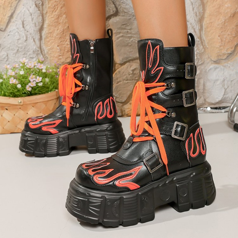 Women Fashion Youtube - Sepatu Boots Rock Pria dan Wanita