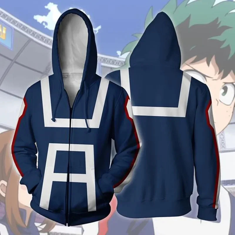 Women'S Fashion Hoodies - Cosplay Anime 3D Baru My Hero