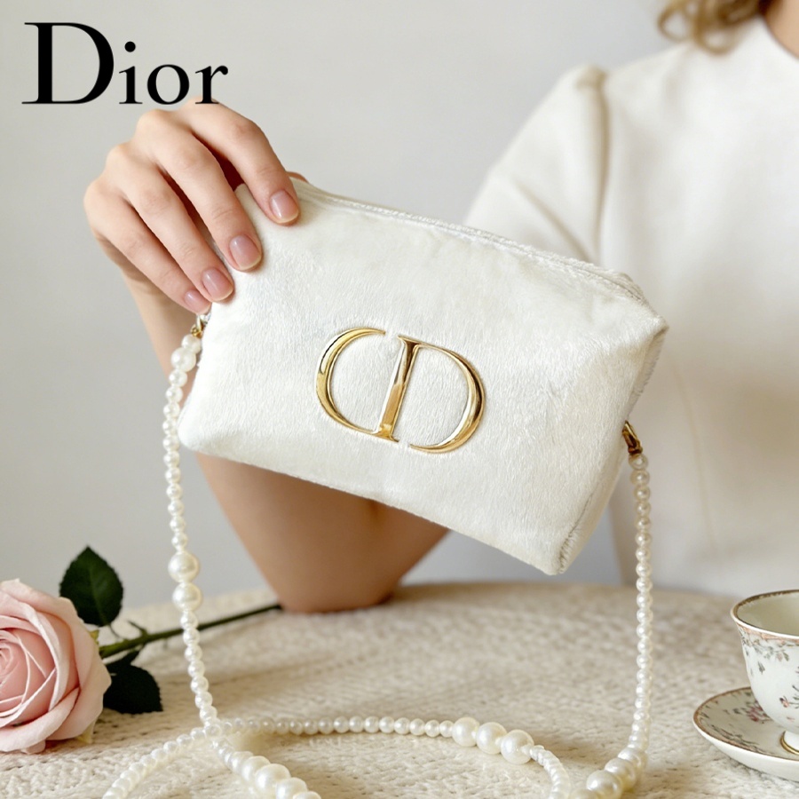 Tas Dior Tas Kosmetik Perjalan - Women Fashion Logo Design ulasan dan harga