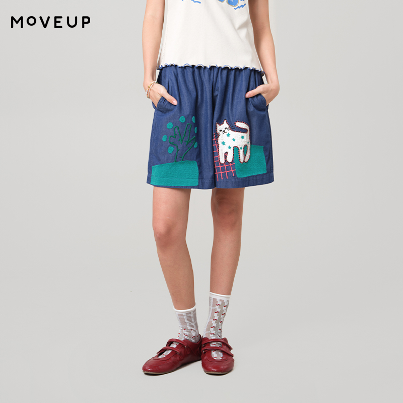 MOVEUP Celana Pendek Denim Kak - Women Fashion Fun ulasan dan harga
