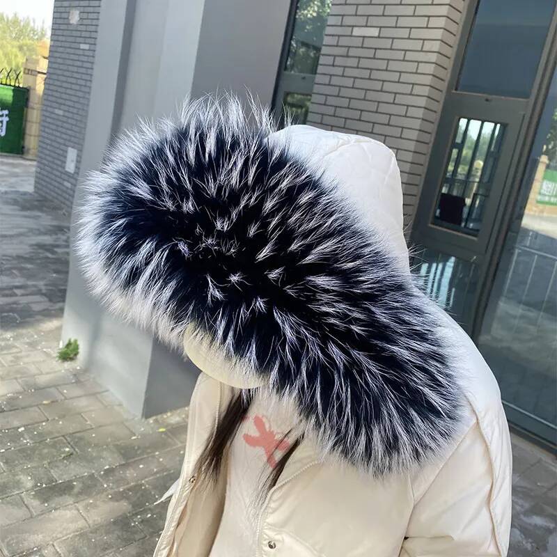 Kerah Bulu Rakun Untuk Jaket W - Women'S Fashion Hoodies ulasan dan harga