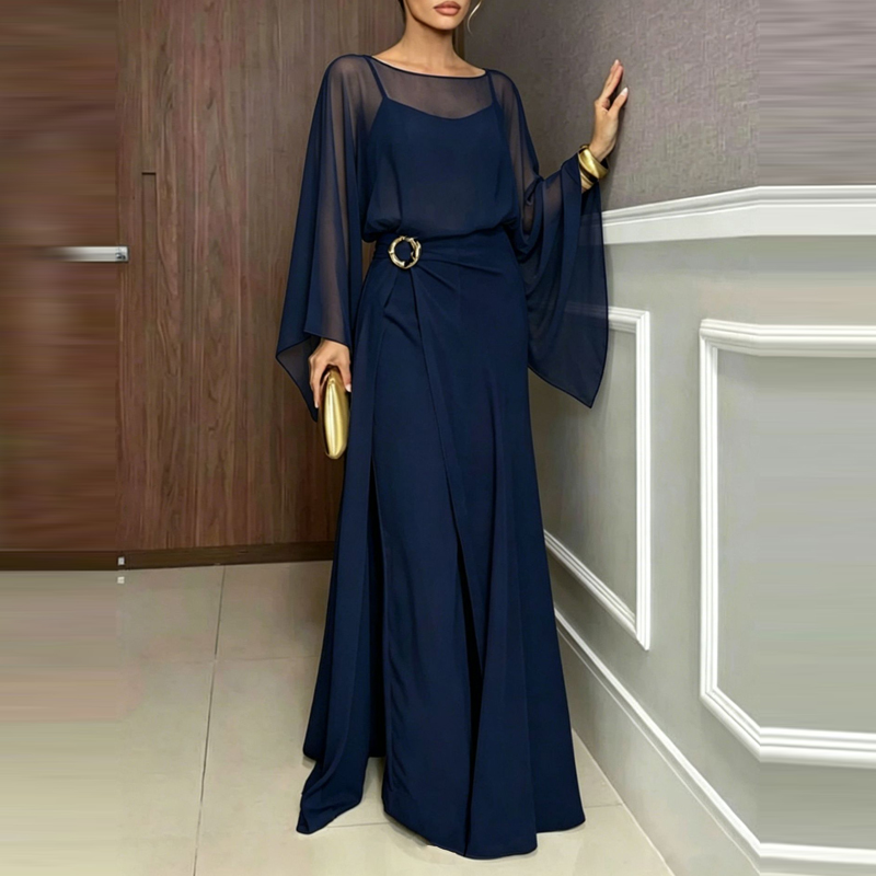 Playsuit pesta wanita kasual l - Women'S Fashion Vintage Off Shoulder Long Sleeve Jumpsuit ulasan dan harga