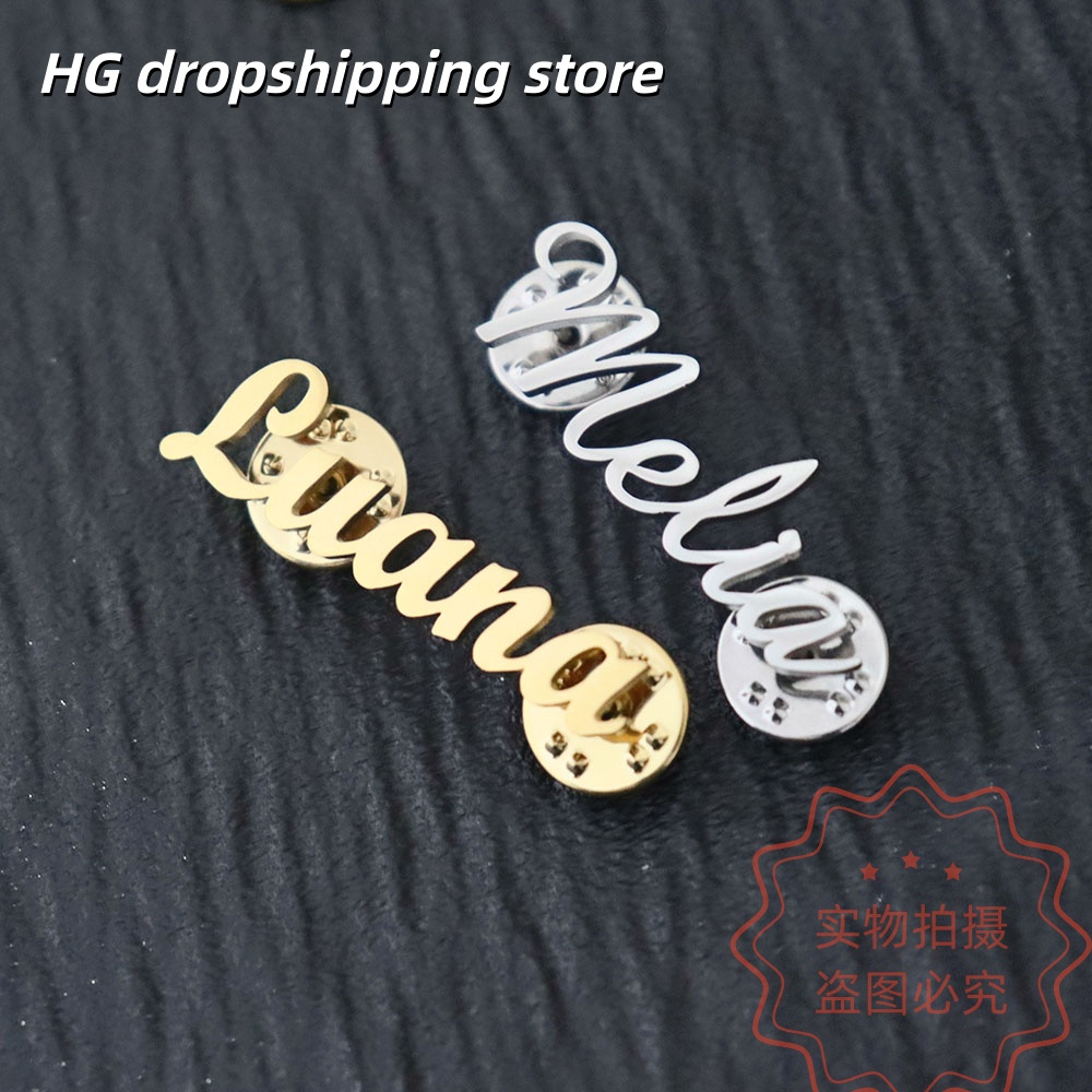 Bros Nama Kustom, Pin Lencana  - Women Fashion Fun ulasan dan harga