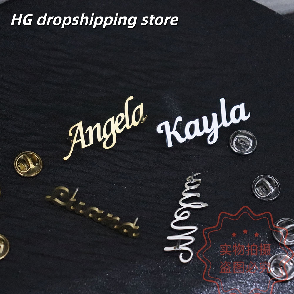 Bros Nama Kustom, Pin Lencana  - Women Fashion Fun ulasan dan harga