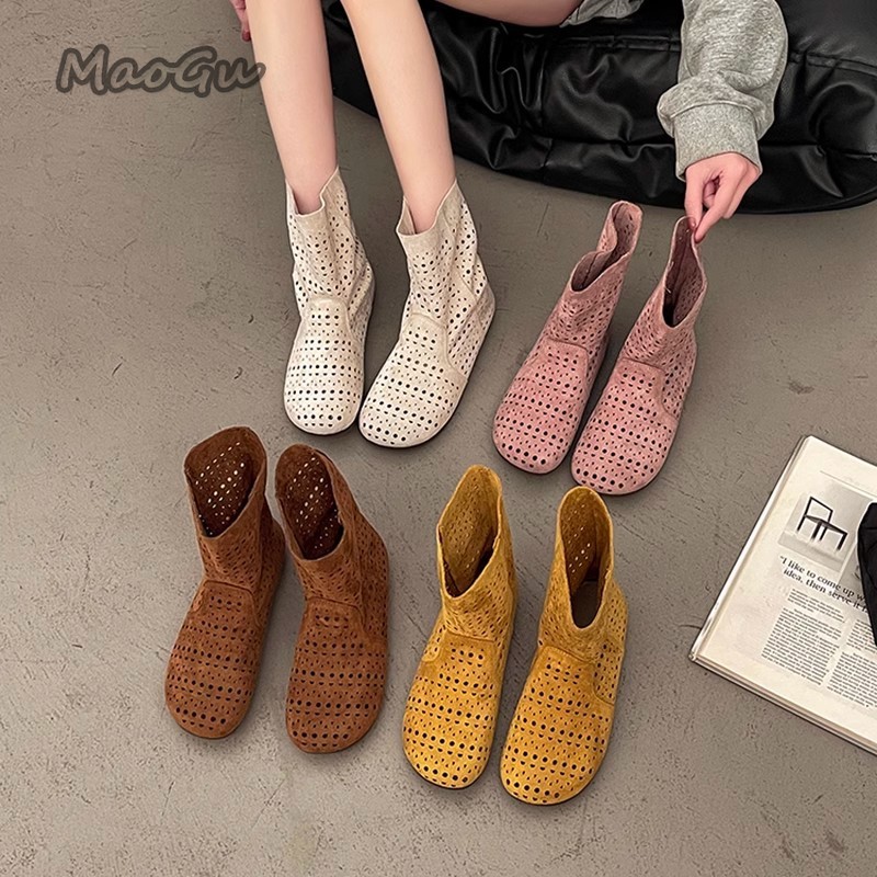 Sepatu Bot Musim Panas Wanita  - Women Fashion Youtube ulasan dan harga