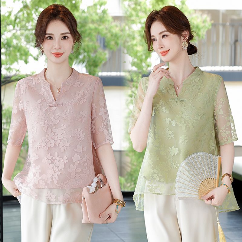 Kaus Lengan Pendek Longgar Mod - Women Fashion Over 60 ulasan dan harga