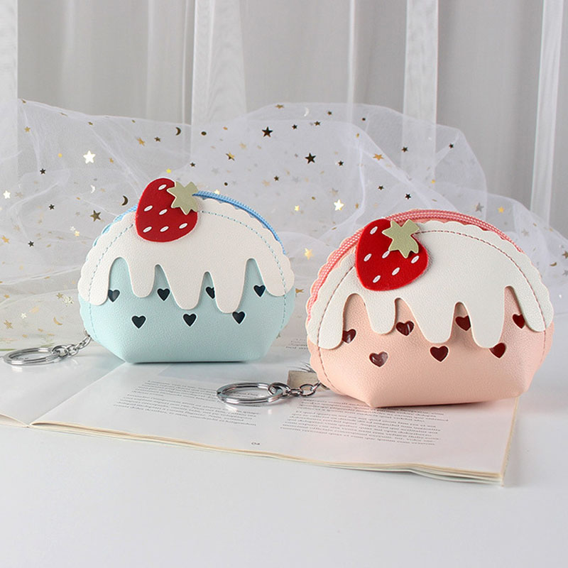 Dompet koin mini es krim strob - Coin Purse Women ulasan dan harga
