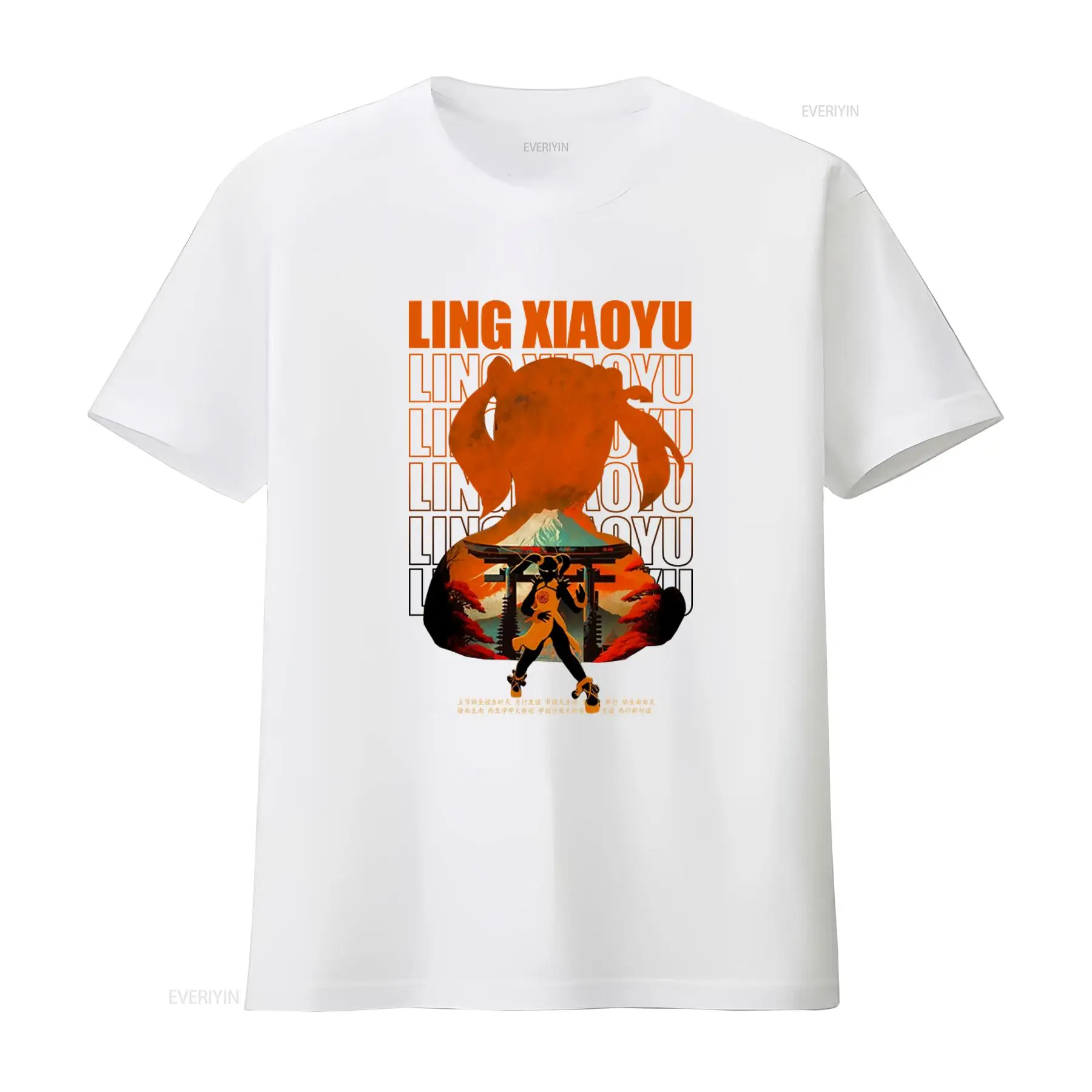 Tekken Ling Xiaoyu Kaos Crewne - Women'S Fashion Graphic Tees ulasan dan harga