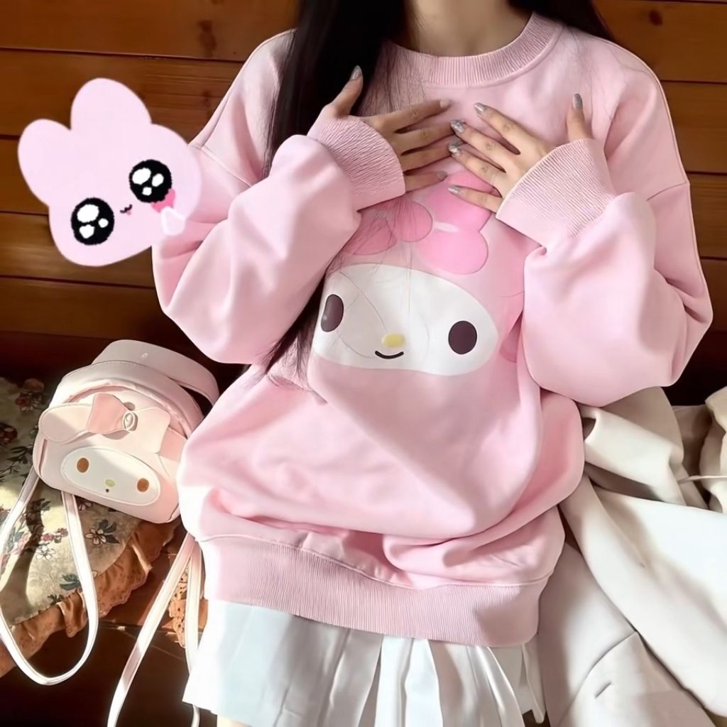 Hoodie Sanrio Hello Kitty Berm - Women'S Fashion Hoodies ulasan dan harga