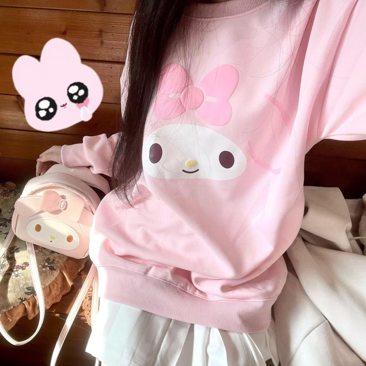 Hoodie Sanrio Hello Kitty Berm - Women'S Fashion Hoodies ulasan dan harga