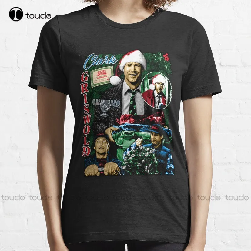 Kaus Liburan Natal Clark Grisw - Women'S Fashion Graphic Tees ulasan dan harga