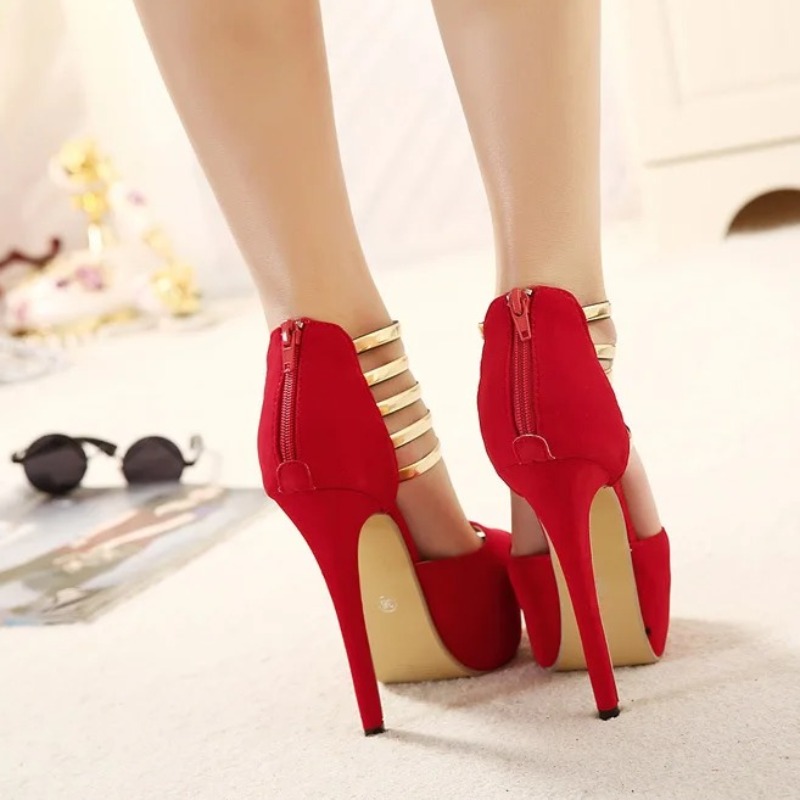 Sepatu Wanita 13CM Sepatu Perf - Women Fashion Model ulasan dan harga