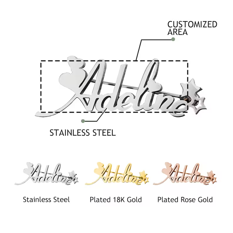 Bros nama kustom baru LOGO hur - Women Fashion Logo Design ulasan dan harga