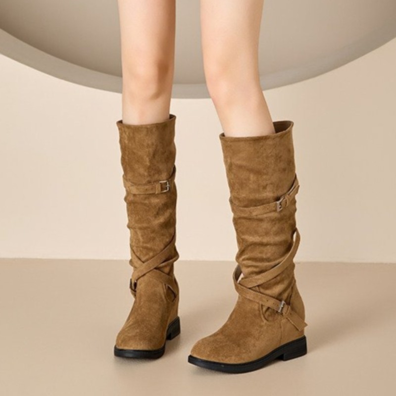 Sepatu Bot Wanita Musim Gugur  - Women Fashion Youtube ulasan dan harga
