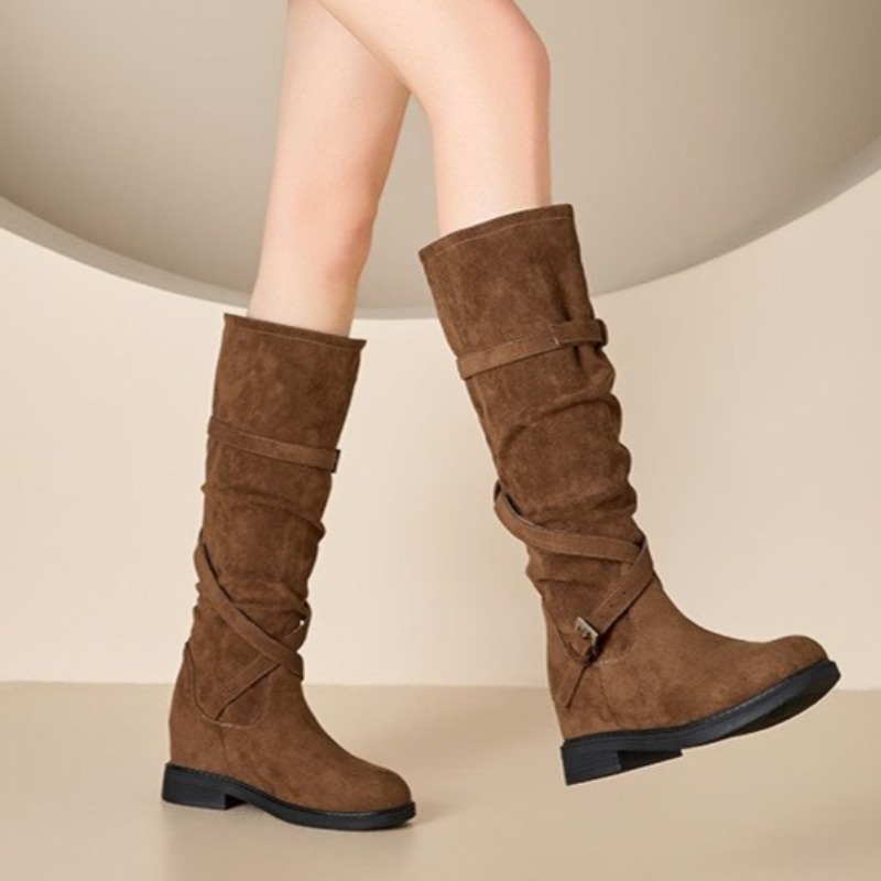 Sepatu Bot Wanita Musim Gugur  - Women Fashion Youtube ulasan dan harga